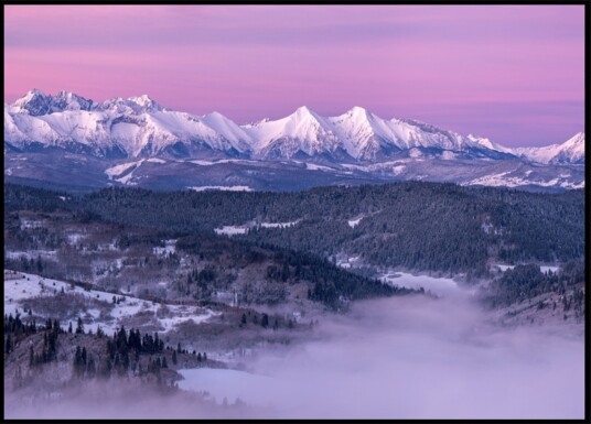 Purple Mountain Dawn Plakat / 30x40 Purple Mountain Dawn Plakat / 30x40