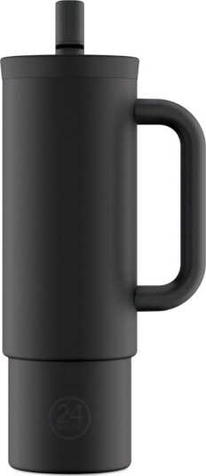 24bottles Straw Cup 800 Ml - Tuxedo Black - Black - 800 ML