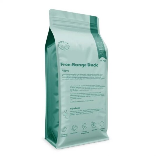 Buddy Petfoods Free-Range Duck 12 kg (12 kg)