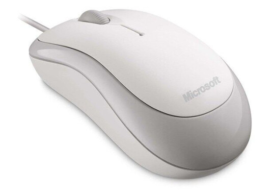 Microsoft Basic Optical Mouse for Business - Mus - Optisk - 3 knapper - Hvit