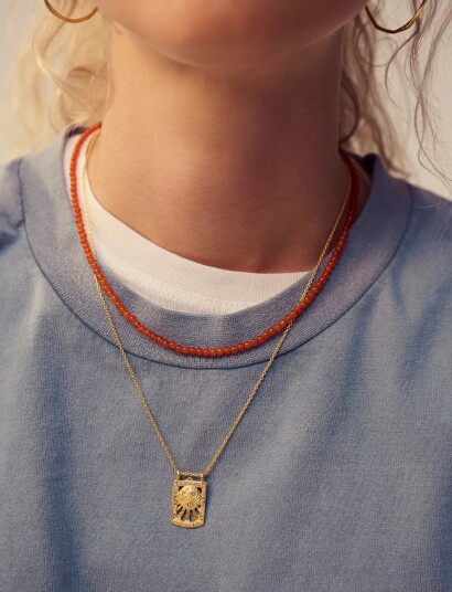 Maanesten Solace Necklace   Gold   ONE SIZE