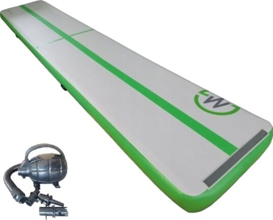 Oppblåsbar Treningsmatte Mas-B876-Green 600 X 100 X 20 Cm Grønn
