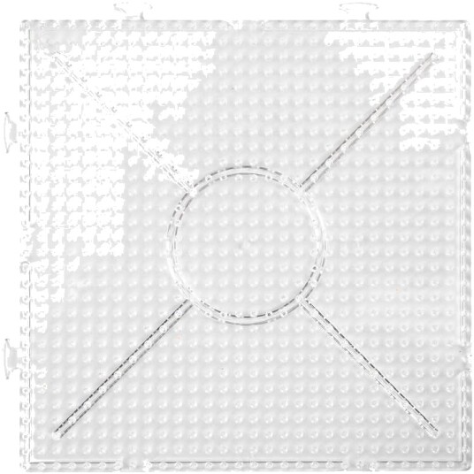 Perleplate Creativ Company Transparent Str 15x15 cm 2 St/1 Pk Perleplate Creativ Company Transparent Str 15x15 cm 2 St/1 Pk