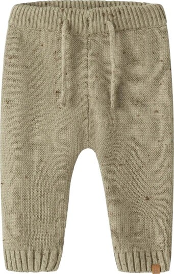 Lil"Atelier Nbngalto Fom Knit Pant Lil Khaki green 86