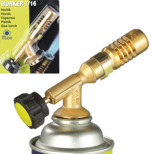 Meva Gassbrenner for PB-patron 7/16'' ventil, 1.8 kW