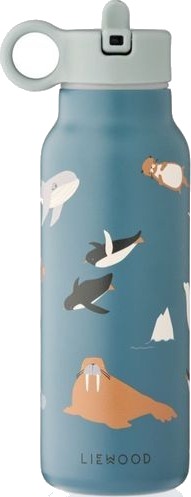 Liewood Falk drikkeflaske 350ml Arctic Sea/Ocean view