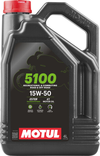 Motorolje MOTUL 5100 4T 15W50 4L Motorolje MOTUL 5100 4T 15W50 4L