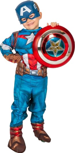 Captain America Costume Rubies Captain America S 104 Cl Blue 128