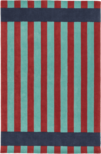 Scandi Living Aisles ullteppe Grønn 170x240 cm