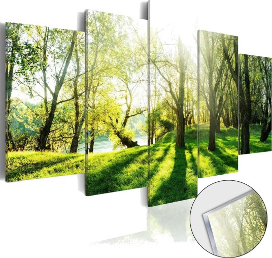 Bilde På Akryl Green Glade 100x50 Artgeist sp. z o. o.