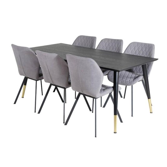 Venture Home Spisegruppe Venture Home Dipp med 6 Gemma Stoler GR19967
