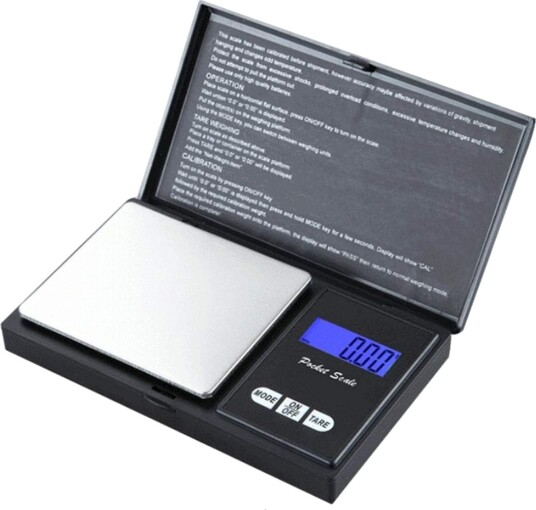 Sammenleggbar Digital Lommevekt - 500 g Sammenleggbar Digital Lommevekt - 500 g