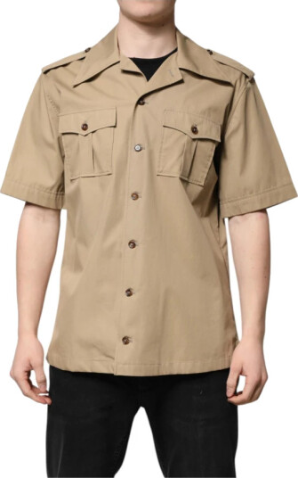 Dolce & Gabbana Herre Skjorter Brun 3XS