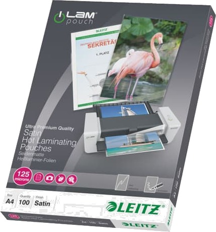 Leitz Lamineringsficka Matt 125mic A4 100st
