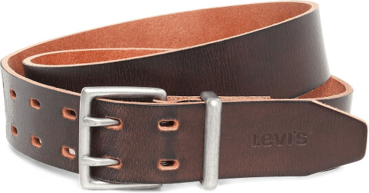 Levi"s® Potrero Double Prong Belt Seal Brown 110