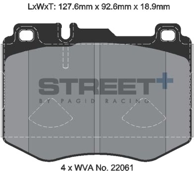 PAGID Racing T8160SP2001 Bremseklosser