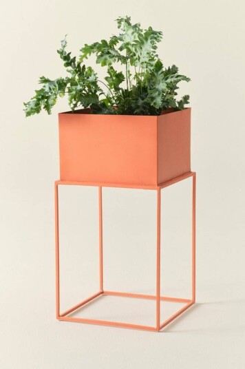 Byron potte med stativ 32x32 cm Oransje
