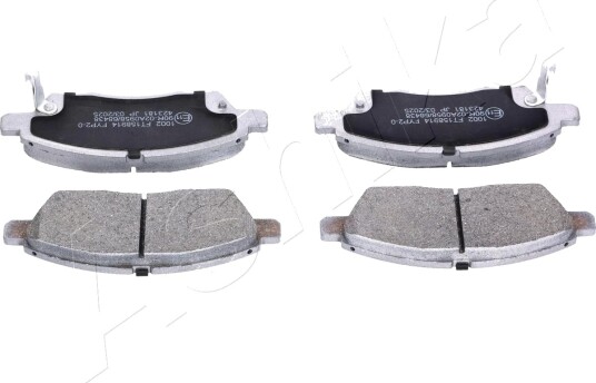 Bremseklosser sett ASHIKA 50-01-1002