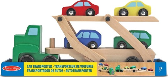 Melissa & Doug Biltransporter i Tre Lekebilsett for Kreativ Lek Melissa & Doug Biltransporter i Tre Lekebilsett for Kreativ Lek
