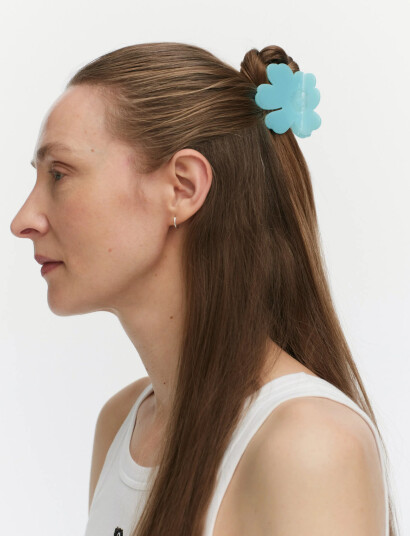 Marimekko Unikko Hair Clip Small - Blue - ONE SIZE Marimekko Unikko Hair Clip Small - Blue - ONE SIZE