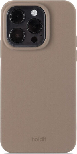 Holdit Iphone 15 Pro Deksel Silikon Mocha Brown