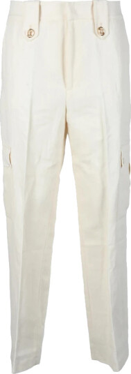 Twinset Dame Bukser Hvit M,