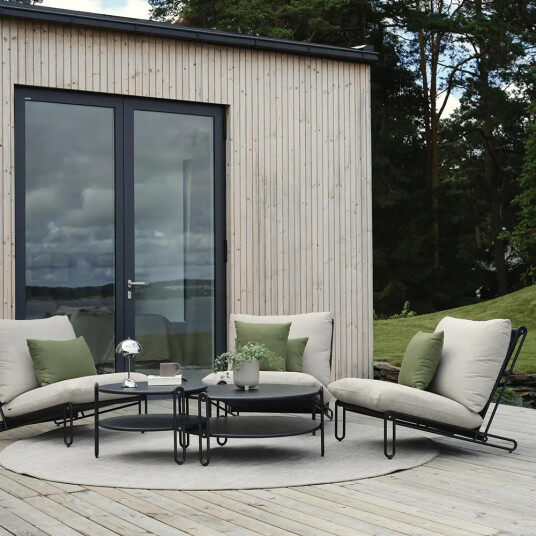 Brafab Blixt lenestol svart med pute Brafab Brafab Blixt lenestol svart med pute Brafab