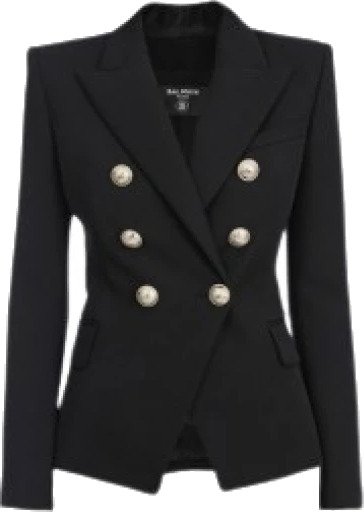Balmain Dame Jakker Svart L,