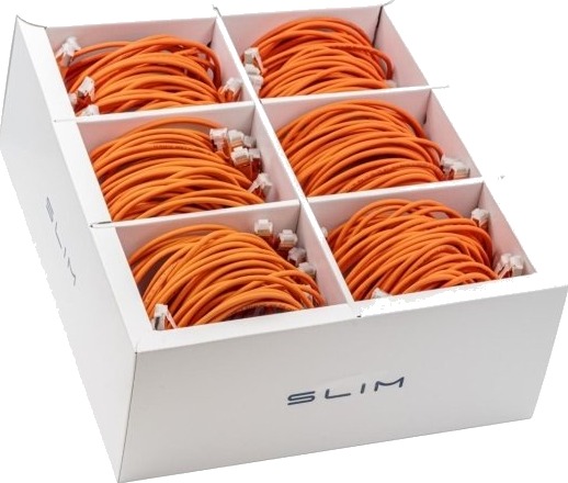 Wirewin Slim -Ls-K6a 3.0 Or 36, 3 M, Cat6a, U/Ftp (Stp), Rj-45, Rj-45, Oransje
