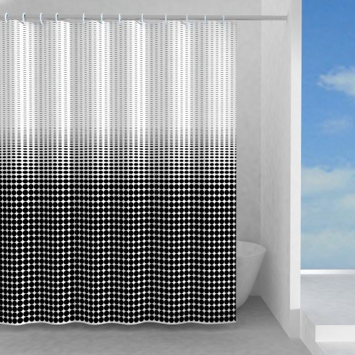 Hefe Illusion dusjforheng 180x200 cm