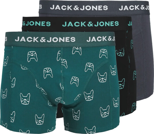 Jack & Jones Jacdenim Dog Trunks 3 Pack Noos Navy S
