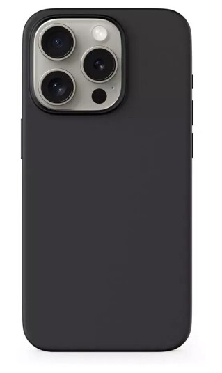 Epico iPhone 15 Pro Max Epico Silikon Deksel - MagSafe Kompatibel - Svart Epico iPhone 15 Pro Max Epico Silikon Deksel - MagSafe Kompatibel - Svart