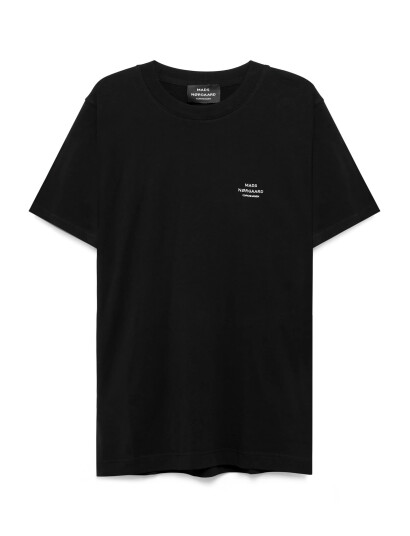 Mads Nørgaard Cotton Jersey Frode Logo Tee Fav - Black - L