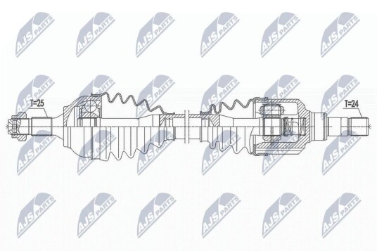 Nty Drivaksel NTY NPW PE 055