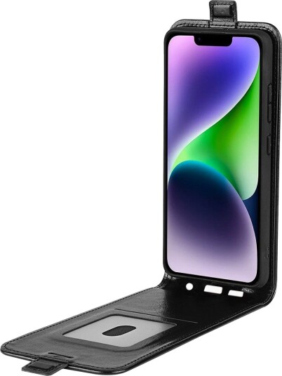 Trolsk Lommebokdeksel Vertikalt (iPhone 15 Plus) Svart