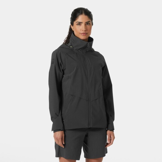 Helly Hansen Hp Hooded Racing Jakke Dame Grå L