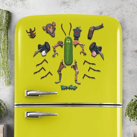 Rick and Morty Kjøleskapmagneter Pickle Rick