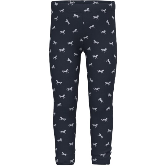 Name It NmfTavina Fleece Leggings til Barn med Glitter - Mørk Sapphir 86