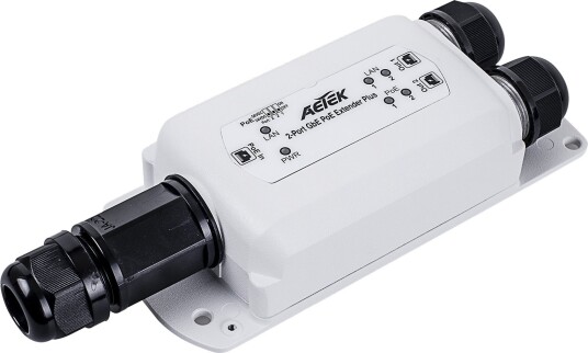 Aetek E69-602 1-Port 802.3bt PoE++ Extender Plus