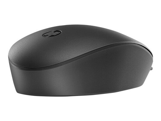 HP 125 Kablet USB Mus - Svart - Optisk - Ambidekstriøs