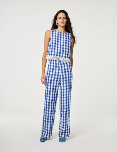 Fabienne Chapot Tropez Trousers Blue 38 Fabienne Chapot Tropez Trousers Blue 38