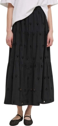 Desigual Dame Skjørt Svart M, Desigual Dame Skjørt Svart M,