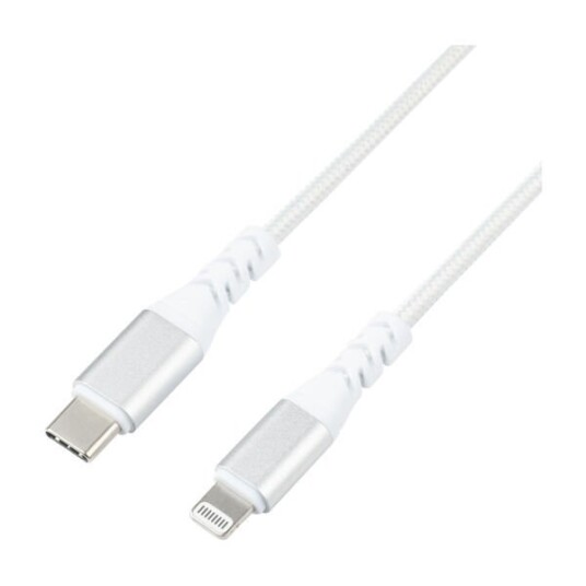 DACOTA PLATINUM USB-C- – LIGHTNING-KABEL 3M, HVIT