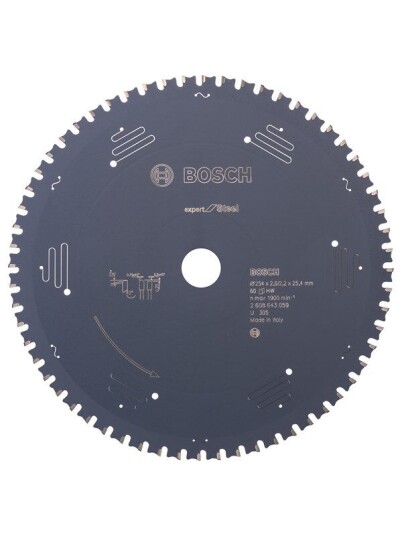 Bosch Expert for Steel Sirkelsagblad 254 mm med 60 Tenner