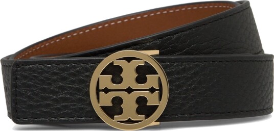 Tory Burch 1" Miller Reversible Belt Black S Tory Burch 1" Miller Reversible Belt Black S