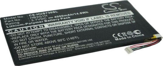 Batteri til Huawei MediaPad etc