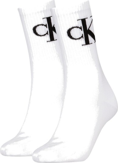 Calvin Klein CKJ WOMEN  SOCK 2P MONOGRAM