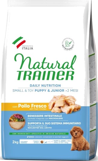 Natural Trainer Tørrfôr Puppy Nova Foods Trainer Natural Mini Junior& 2 kg
