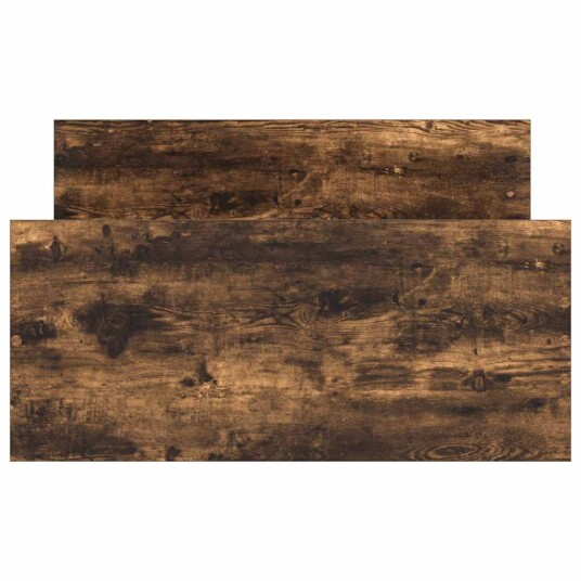 vidaXL Sengeramme røkt eik 90x200 cm konstruert tre 8721012154155