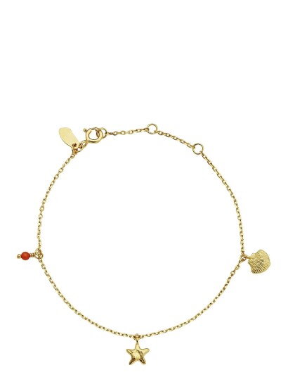 Maanesten Gabby Bracelet Gold ONE SIZE 16 cm Maanesten Gabby Bracelet Gold ONE SIZE 16 cm